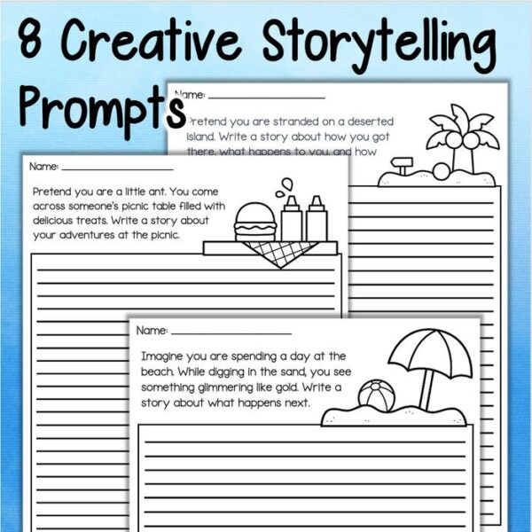 2nd grade creative writing prompts